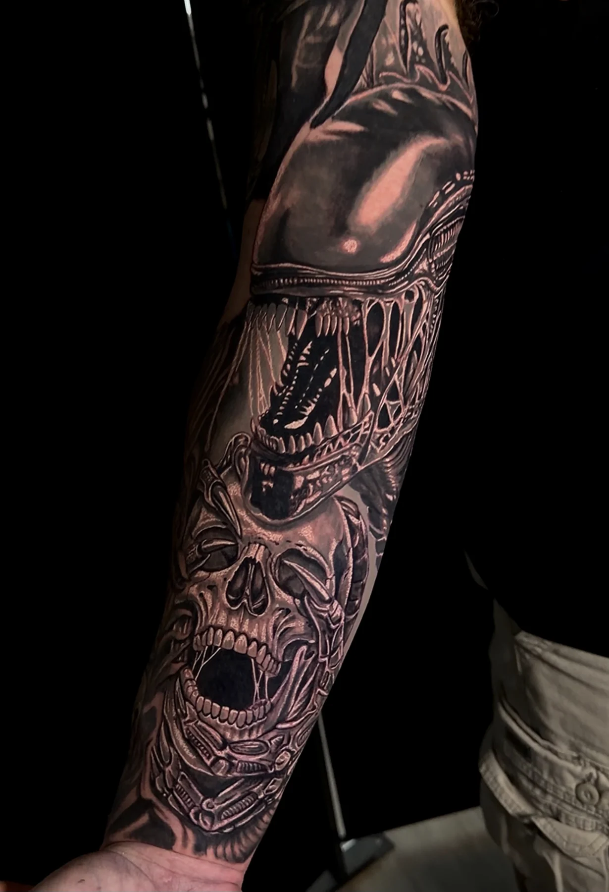 Science fiction tattoo sleeve